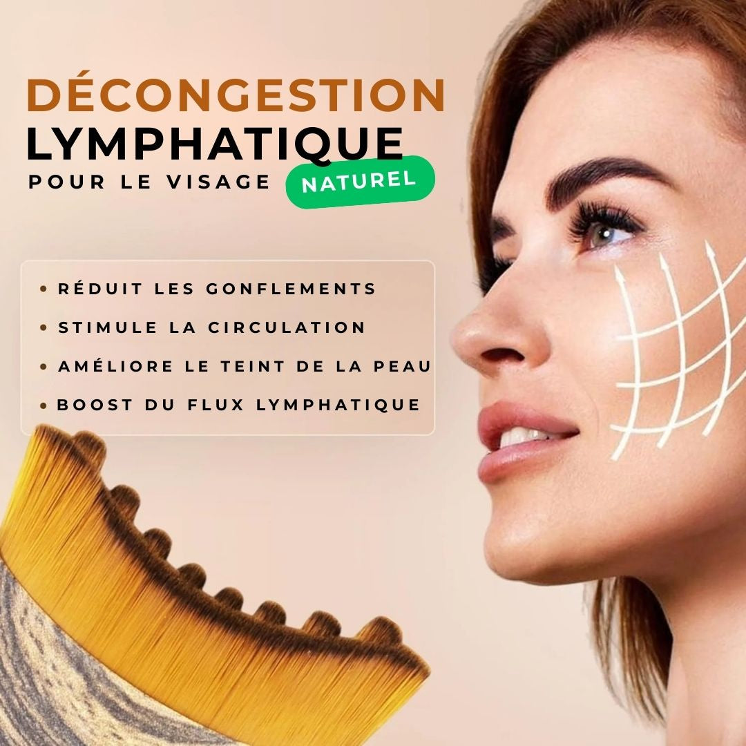Brosse de massage lymphatique